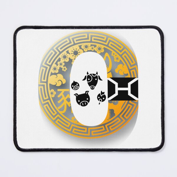 Item preview, Traditional Asian Zodiac Letter O Illustration designed and sold by KSCollections.