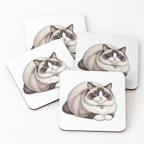 Item preview, Ragdoll Cat Loaf With Tiny Bell designed and sold by pumsquare.