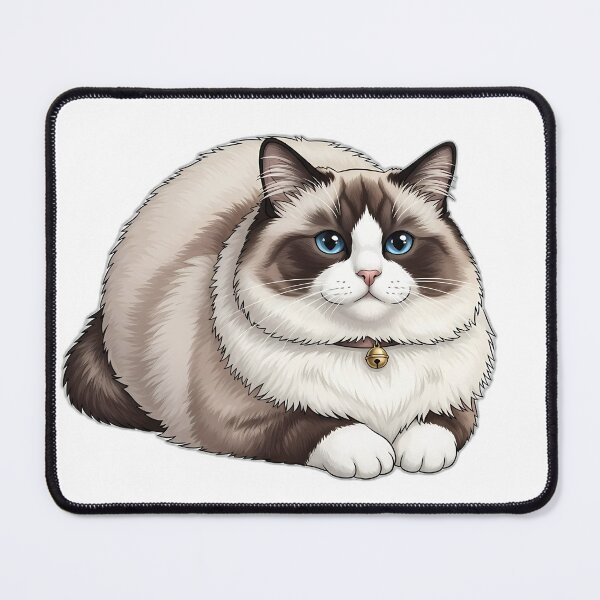 Item preview, Ragdoll Cat Loaf With Tiny Bell designed and sold by pumsquare.