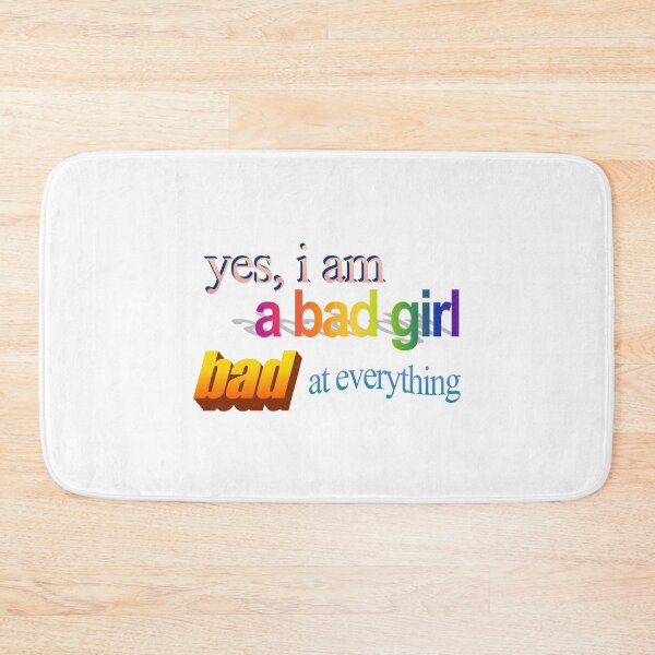 Item preview, yes i am a bad girl bad at everything Wordart designed and sold by WorddArtt.
