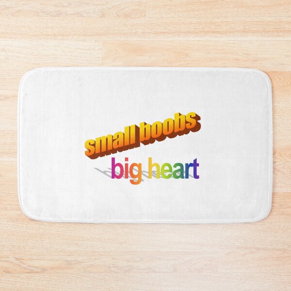 Item preview, small boobs big heart Wordart designed and sold by WorddArtt.