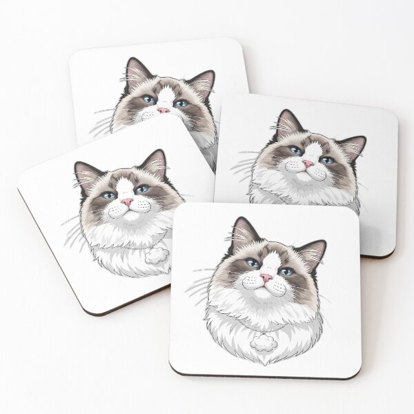 Item preview, Ragdoll Cat With Little Cloud Charm designed and sold by pumsquare.