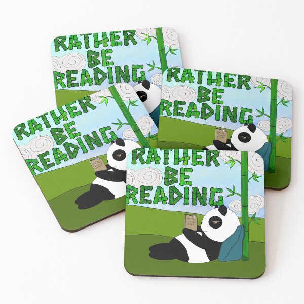 Item preview, Panda Rather be Reading  designed and sold by JaygiesDesign.