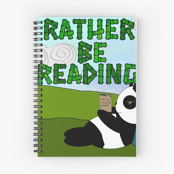 Item preview, Panda Rather be Reading  designed and sold by JaygiesDesign.