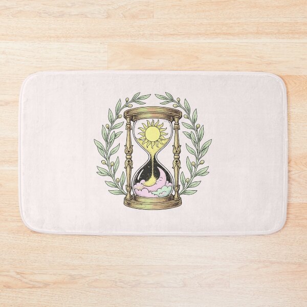 Item preview, Sun Moon Hourglass Celestial Botanical Vintage Mystical Art designed and sold by VibeMax.