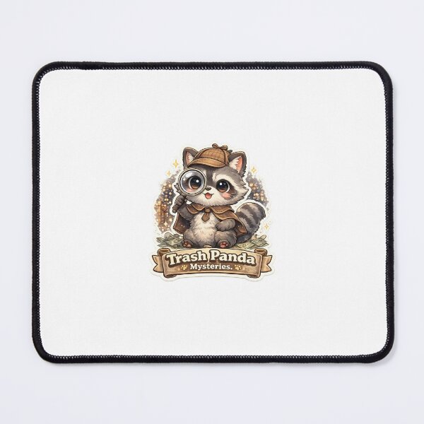 Item preview, Chibi Raccoon Detective “Trash Panda Mysteries” Cute Sticker ?️‍♂️ designed and sold by SparkVault.