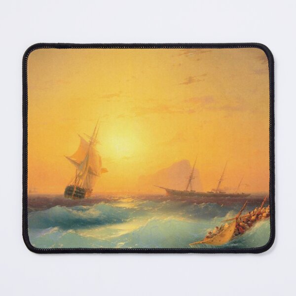 Item preview, American Shipping off the Rock of Gibraltar designed and sold by SharonTheFirst.