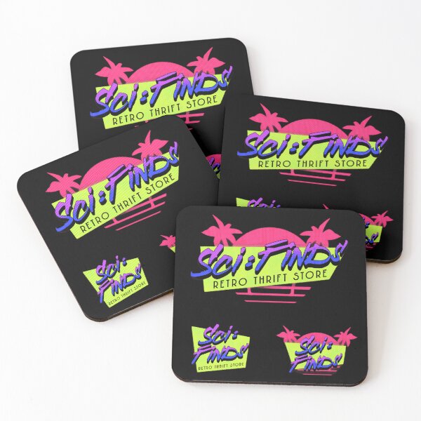 Item preview, Sci-Finds Retro Thrift Store 80s Synthwave Aesthetic designed and sold by Drukzone.