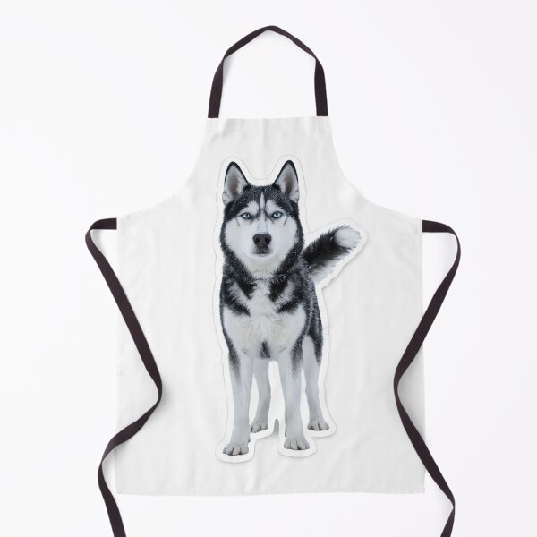 Item preview, Majestic Blue-Eyed Siberian Husky Portrait designed and sold by irfanshikh.