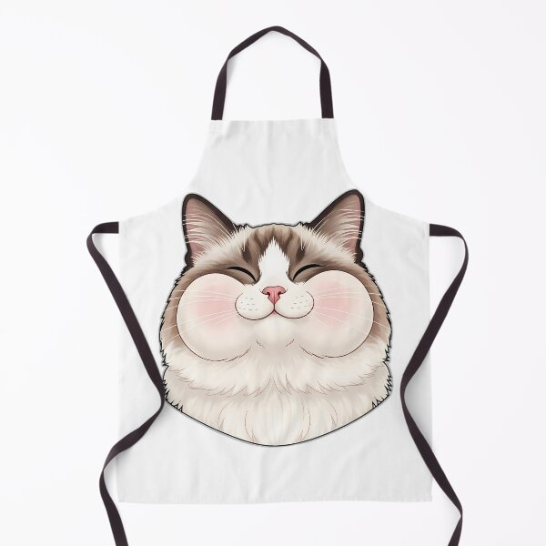 Item preview, Ragdoll Cat With Closed Eyes Smile designed and sold by pumsquare.