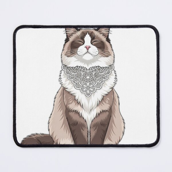 Item preview, Ragdoll Cat With Lace Collar Calm designed and sold by pumsquare.
