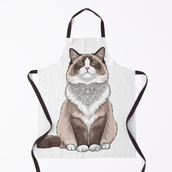 Item preview, Ragdoll Cat With Lace Collar Calm designed and sold by pumsquare.