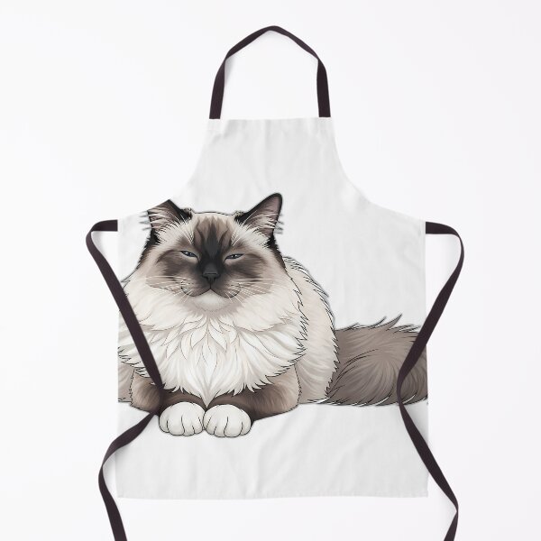 Item preview, Ragdoll Cat With Sleepy Eyes Tucked designed and sold by pumsquare.