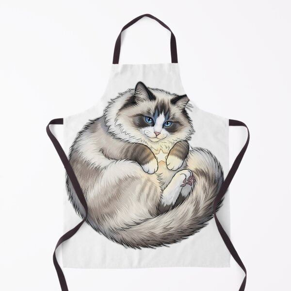 Item preview, Ragdoll Cat Curled Around A Tiny designed and sold by pumsquare.