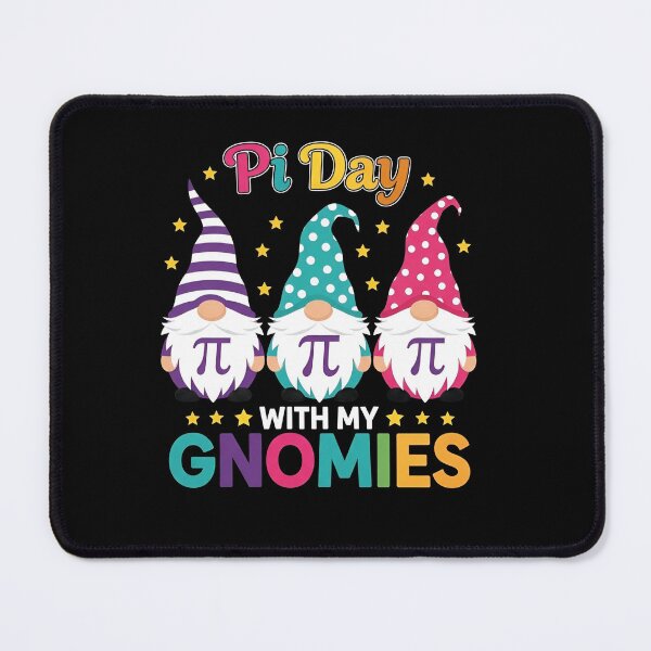 Aperçu de l'œuvre funny teaching pi day with gnome teacher gnome lover créée et vendue par viectory.