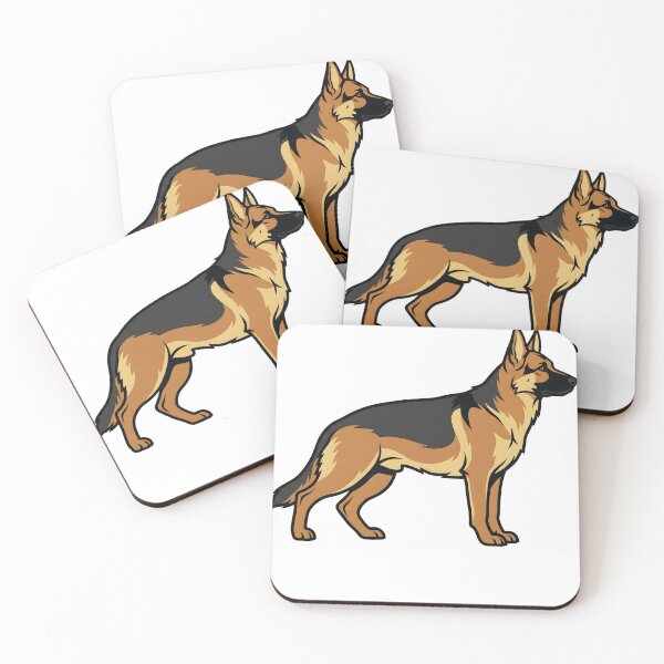 Item preview, Minimalist German Shepherd Dog Illustration designed and sold by DigitalGremlin.
