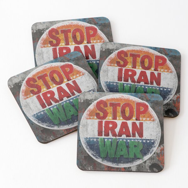 Artikelvorschau, Stoppt den Iran-Krieg! entworfen und verkauft von Design Drift.