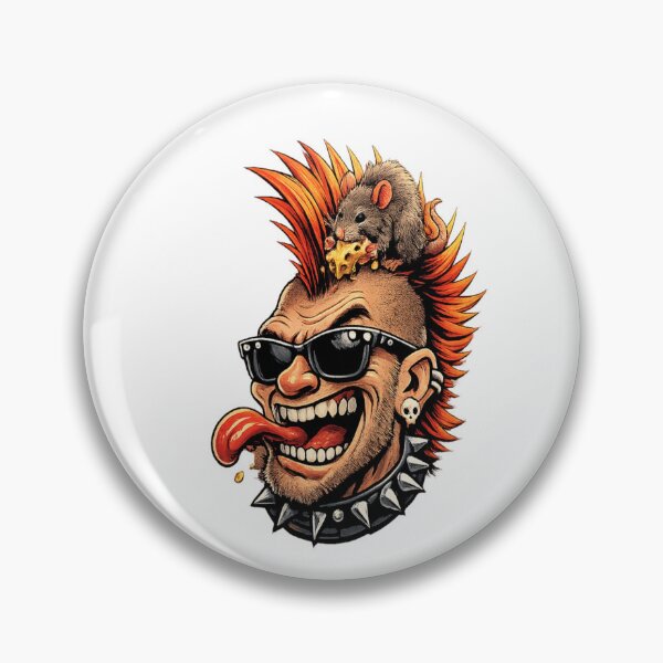 Item preview, Punk rocker with rat designed and sold by Wolf Creator.