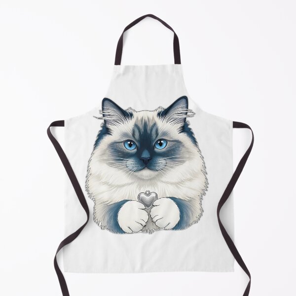 Item preview, Ragdoll Cat Holding A Tiny Heart designed and sold by pumsquare.