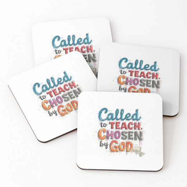 Item preview, Called to Teach Chosen by God - Christian Teacher Gift designed and sold by fleur-atelier.