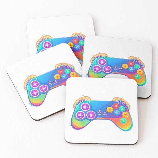 Item preview, Neon Gaming Controller T-Shirt – Colorful Gamer Aesthetic Tee designed and sold by Rivistudio.