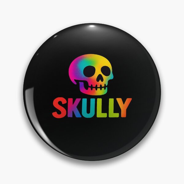 Item preview, Rainbow Skull “Skully” Design • Vibrant Neon Gradient Skull Art for Stickers & Apparel designed and sold by Bright Nest Studio.