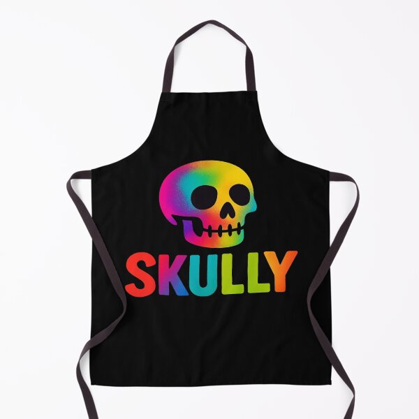 Item preview, Rainbow Skull “Skully” Design • Vibrant Neon Gradient Skull Art for Stickers & Apparel designed and sold by Bright Nest Studio.