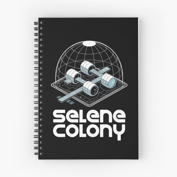Item preview, Selene Colony — Modular Lunar Base Dome Isometric Blueprint Space Tee V1 designed and sold by DarylWelsh2024.