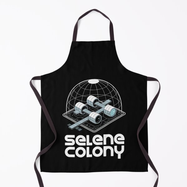Item preview, Selene Colony — Modular Lunar Base Dome Isometric Blueprint Space Tee V1 designed and sold by DarylWelsh2024.
