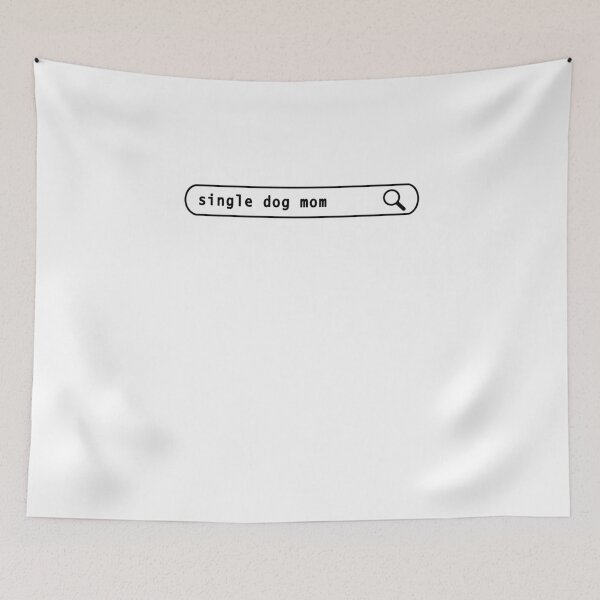 Item preview, Single dog lover girl searching in White designed and sold by Roy Store.