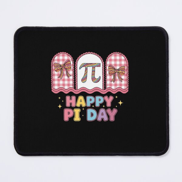 Aperçu de l'œuvre Preppy Happy Pi Day Coquette Bow 3.14 Math Teacher créée et vendue par viectory.