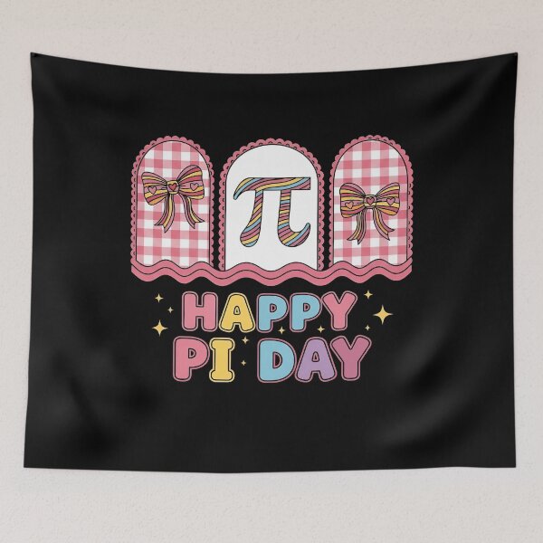 Item preview, Preppy Happy Pi Day Coquette Bow 3.14 Math Teacher designed and sold by viectory.