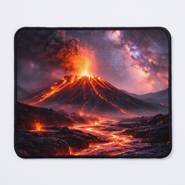 Item preview, Volcanic Eruption Beneath the Milky Way designed and sold by Yomere.