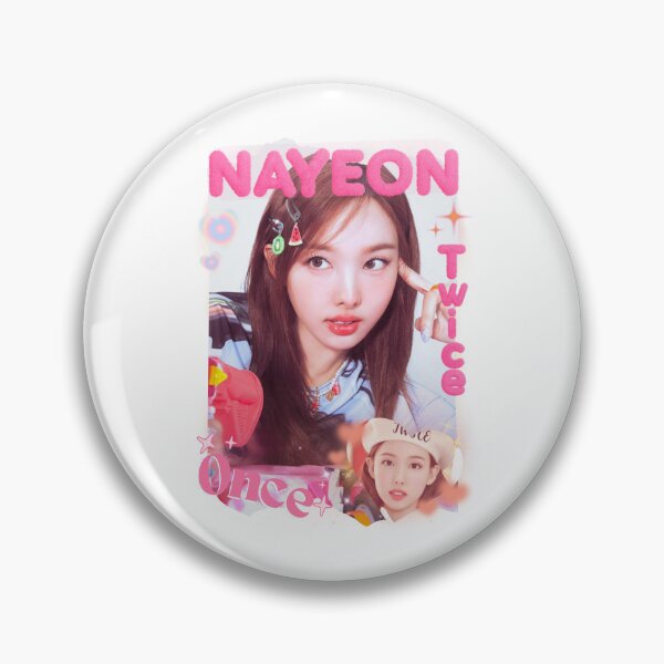 Item preview, TWICE Nayeon Kpop Girl Group Pink and Blue Collage Design  designed and sold by HELL0WBELLO.