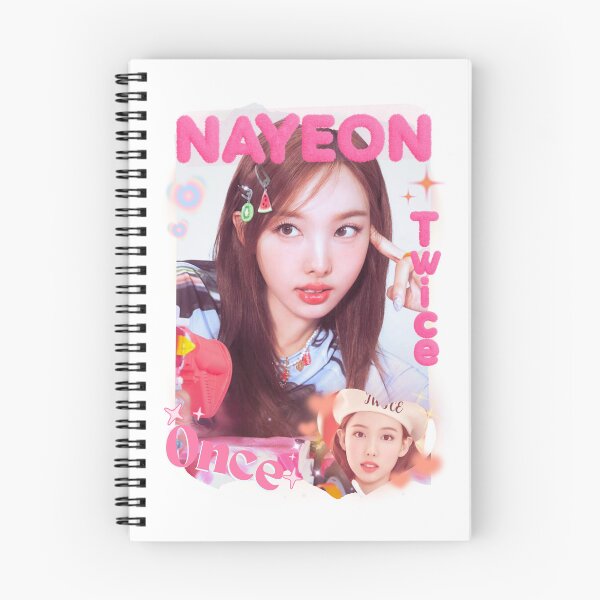 Item preview, TWICE Nayeon Kpop Girl Group Pink and Blue Collage Design  designed and sold by HELL0WBELLO.