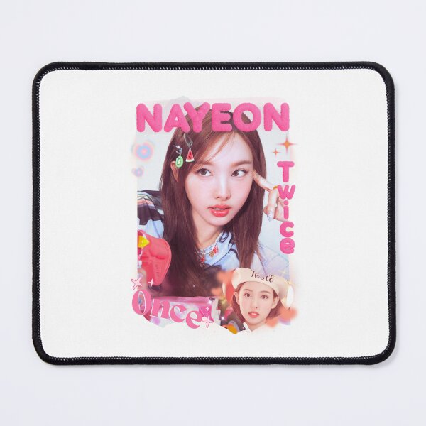 Item preview, TWICE Nayeon Kpop Girl Group Pink and Blue Collage Design designed and sold by HELL0WBELLO.