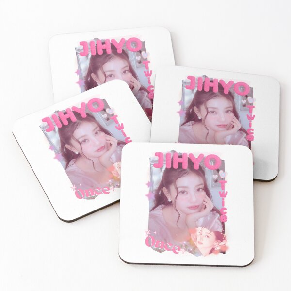 Item preview, TWICE Jihyo Kpop Girl Group Pink and Blue Collage Design  designed and sold by HELL0WBELLO.
