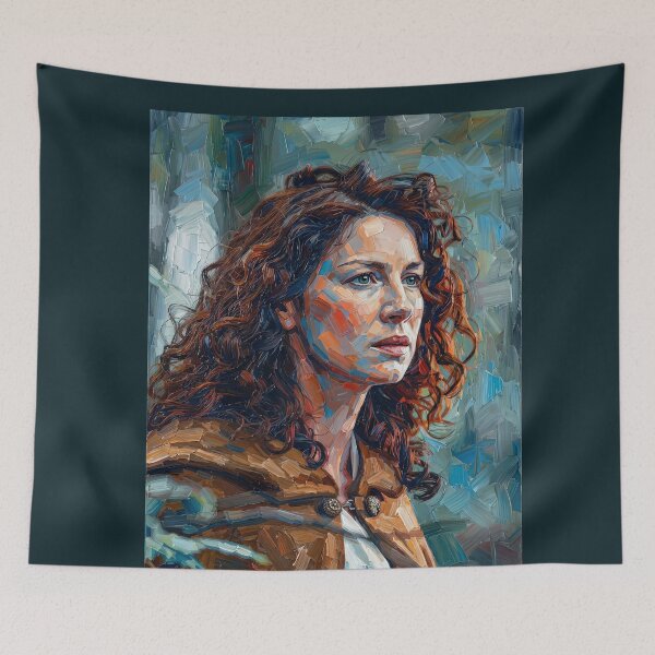 Item preview, Outlander painting of Claire Fraser. designed and sold by davidelder.