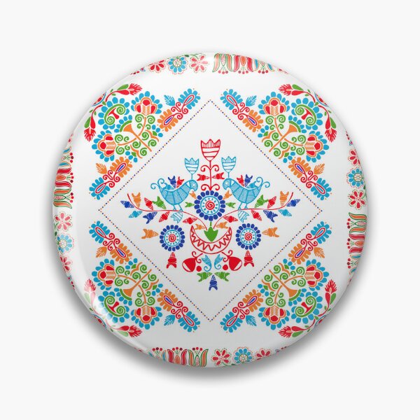 Item preview, Bold Folk Geometric Pattern with Ornamental Tribal Shapes | Vintage Ethnic Seamless designed and sold by SWETA HALDER.