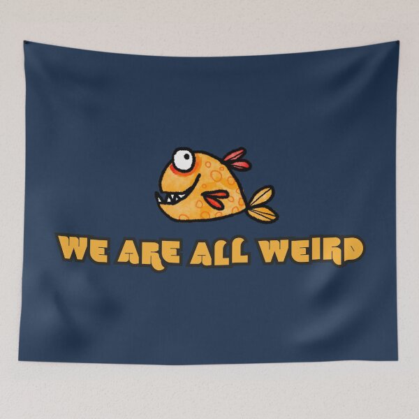 Item preview, funny cute and weird fish designed and sold by kobyakov.