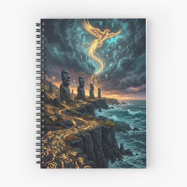 Item preview, Spirits of Rapa Nui designed and sold by Gene Arts.