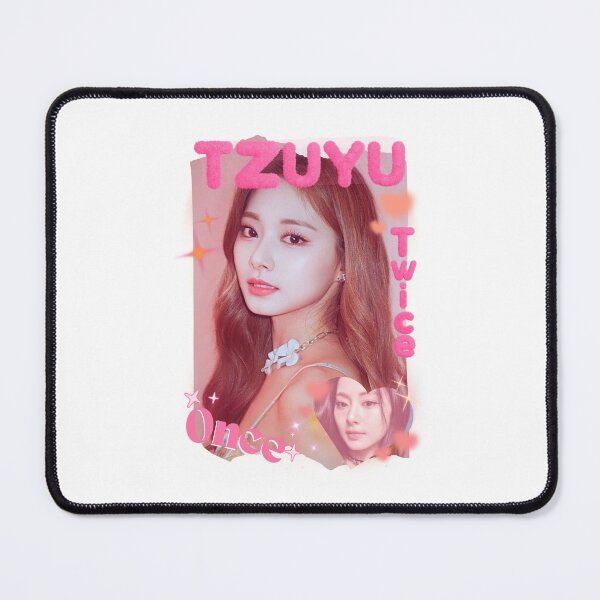 Item preview, TWICE Tzuyu Kpop Girl Group Pink and Blue Collage Design  designed and sold by HELL0WBELLO.