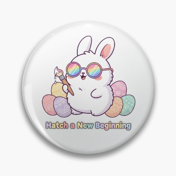 Item preview, Hatch A New Beginning Easter Bunny Painter designed and sold by Han-Chaeyoung.