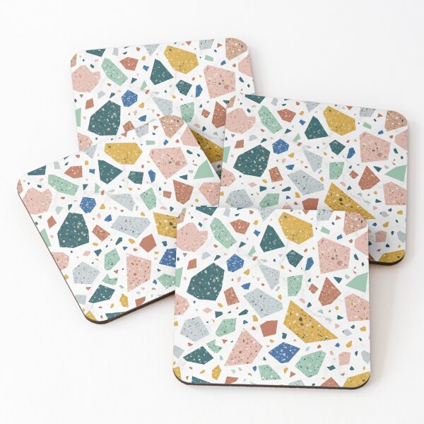 Item preview, Modern Terrazzo Style Art Geometric Pattern designed and sold by byvarol.