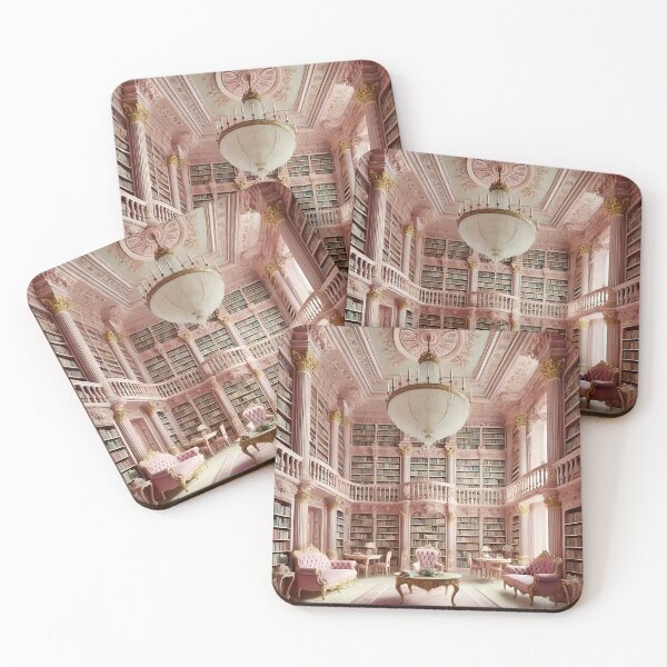 Item preview, The Grand Pink Library: A Rococo Palace of Wisdom designed and sold by yum1108.