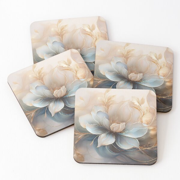 Item preview, Pearl blue flower designed and sold by AnnaHolyph.