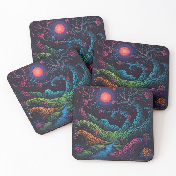 Item preview, Dark Enchanted Forest Path designed and sold by PsyTrippyDreams.