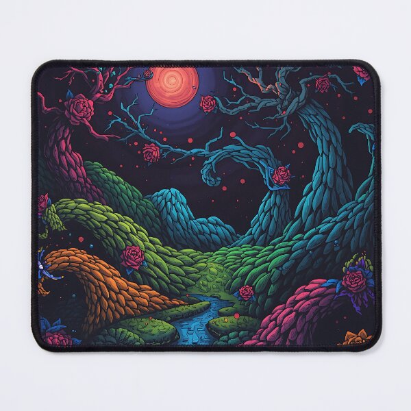 Item preview, Dark Enchanted Forest Path designed and sold by PsyTrippyDreams.