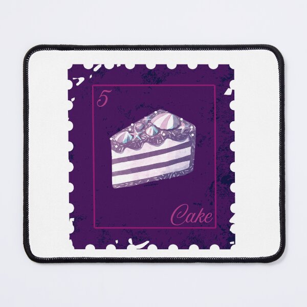 Item preview, Purple cake stamp designed and sold by serenebookworm.