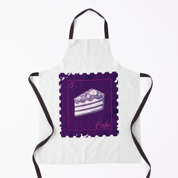 Item preview, Purple cake stamp designed and sold by serenebookworm.